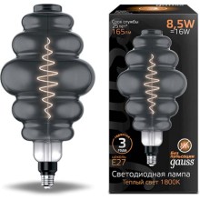 Светодиодная лампа Gauss Filament Honeycomb 8,5W 165lm 1800К Е27 Gray (161802005)