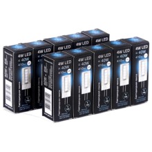 Светодиодные лампы Gauss G4 12V 4W 410lm 4100K, керамика, 10 шт (207307204) Светодиодные лампы Gauss G4 12V 4W 410lm 4100K, керамика, 10 шт (207307204)