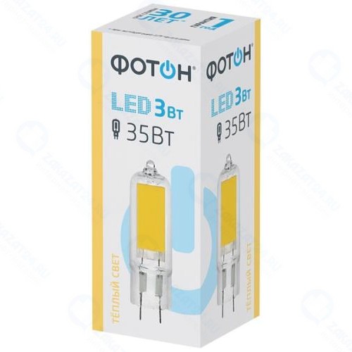 Светодиодная лампа Фотон LED JCD 3W G4 3000K (22796)