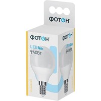 Светодиодная лампа Фотон LED P45 4W E14 3000K (22814)