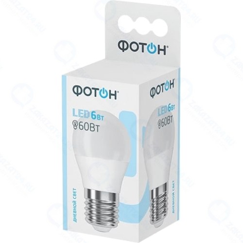 Светодиодная лампа Фотон LED P45 6W E27 4000K (22836)