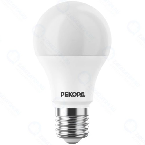 Светодиодная лампа Рекорд LED А60 7W Е27 4000К (23874)