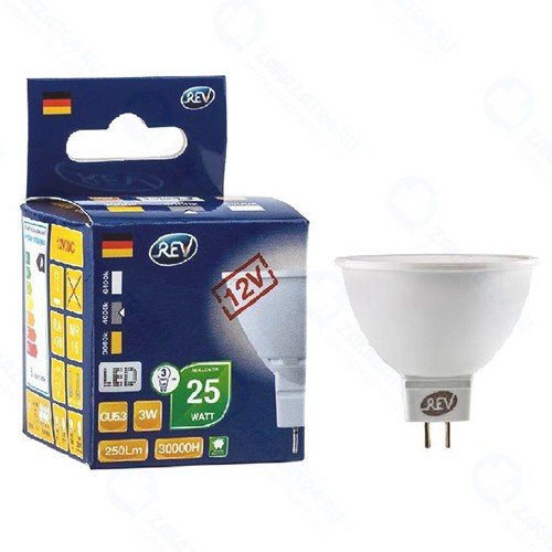 Светодиодная лампа REV Ritter 32370 9 3Вт GU5.3 250лм 4000К