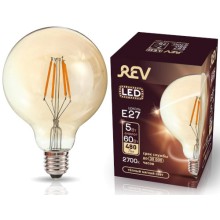 Светодиодная лампа REV Ritter 32433 1 Filament Vintage g95 e27 5w 2700k Deco