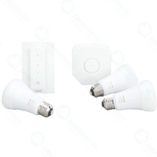 Комплект умного света Philips Hue Starter Kit E27 Color (929002216825)