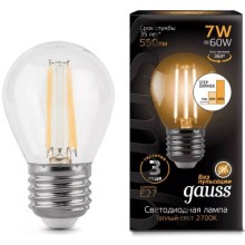 Светодиодные лампы Gauss E27 7W 550lm 2700K , 10 шт Светодиодные лампы Gauss E27 7W 550lm 2700K , 10 шт