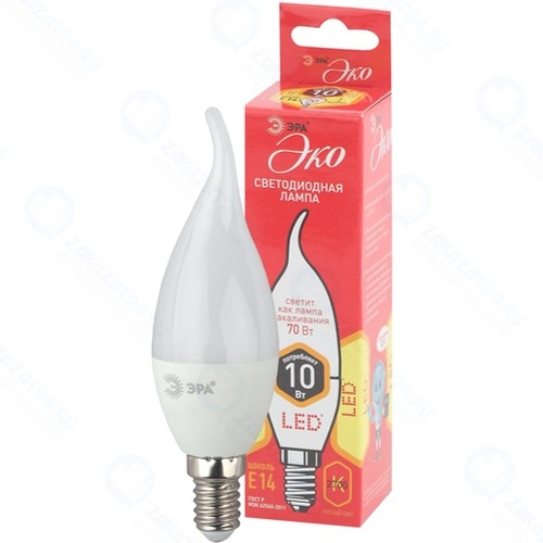 Светодиодная лампа ЭРА Eco LED BXS-10W-827-E14