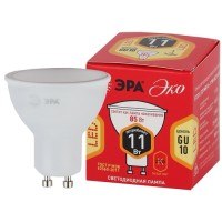 Светодиодная лампа ЭРА Eco LED MR16-11W-827-GU10