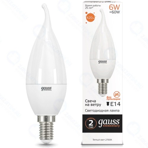 Светодиодная лампа Gauss Elementary 