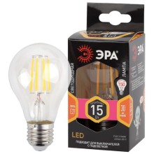 Светодиодная лампа ЭРА F-LED A60-15W-827-E27