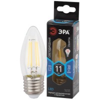 Светодиодная лампа ЭРА F-LED B35-11w-840-E27