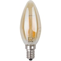 Светодиодная лампа ЭРА F-LED B35-7W-827-E14 Gold
