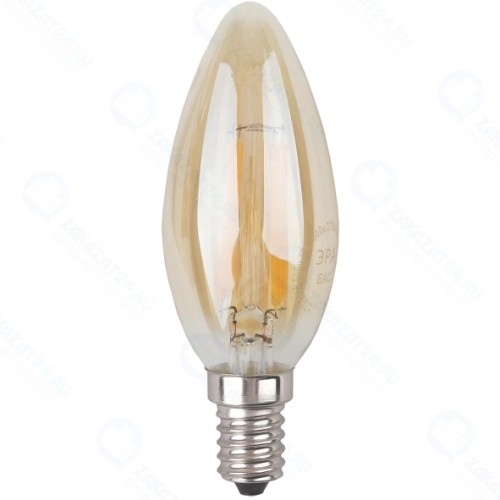Светодиодная лампа ЭРА F-LED B35-7W-827-E14 Gold