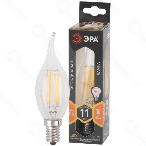 Светодиодная лампа ЭРА F-LED BXS-11W-827-E14