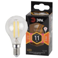 Светодиодная лампа ЭРА F-LED P45-11w-827-E14