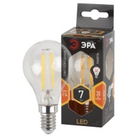 Светодиодная лампа ЭРА F-LED P45-7W-827-E14