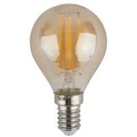 Светодиодная лампа ЭРА F-LED P45-7W-827-E14 Gold