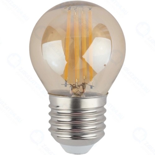 Светодиодная лампа ЭРА F-LED P45-7W-827-E27 Gold