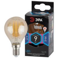 Светодиодная лампа ЭРА F-LED P45-9W-840-E14 Gold
