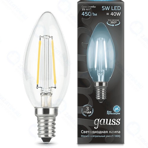 Светодиодная лампа Gauss Filament 