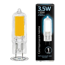 Светодиодные лампы Gauss G4 AC220-240V 3,5W 260lm 4100K, 10 шт Светодиодные лампы Gauss G4 AC220-240V 3,5W 260lm 4100K, 10 шт