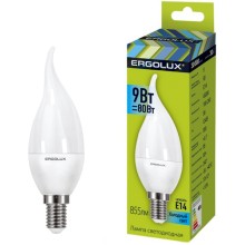 Светодиодная лампа Ergolux LED-CA35-9W-E14-6K