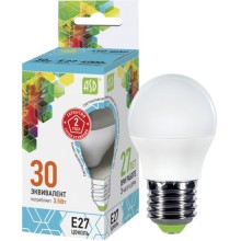 Светодиодная лампа Asd LED-Шар-standard-3.5-E27-4000