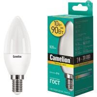 Светодиодная лампа Camelion LED10-C35/830/E14
