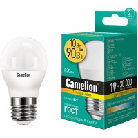 Светодиодная лампа Camelion LED10-G45/830/E27