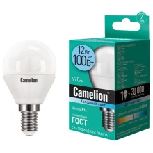 Светодиодная лампа Camelion LED12-G45/845/E14