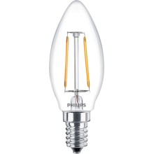 Светодиодная лампа Philips LEDClassic 2-25W B35 E14 WW CL ND APR Светодиодная лампа Philips LEDClassic 2-25W B35 E14 WW CL ND APR
