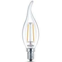 Светодиодная лампа Philips LEDClassic 2-25W BA35 E14 WW CL ND APR Светодиодная лампа Philips LEDClassic 2-25W BA35 E14 WW CL ND APR