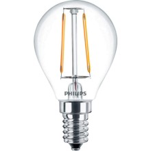 Светодиодная лампа Philips LEDClassic 2-25W P45 E14 WW CL ND APR Светодиодная лампа Philips LEDClassic 2-25W P45 E14 WW CL ND APR