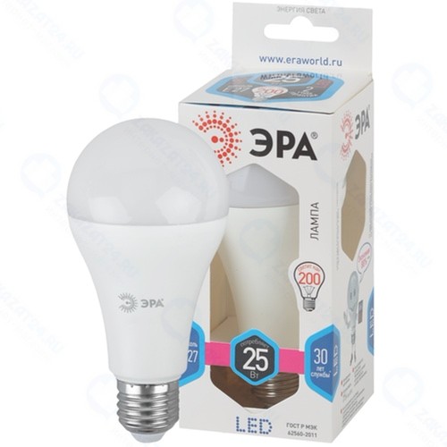 Светодиодная лампа ЭРА LED A65-25W-840-E27