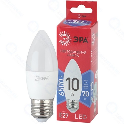 Светодиодная лампа ЭРА LED B35-10W-865-E27 R