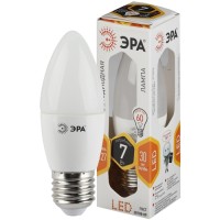 Светодиодная лампа ЭРА LED B35-7w-827-E27