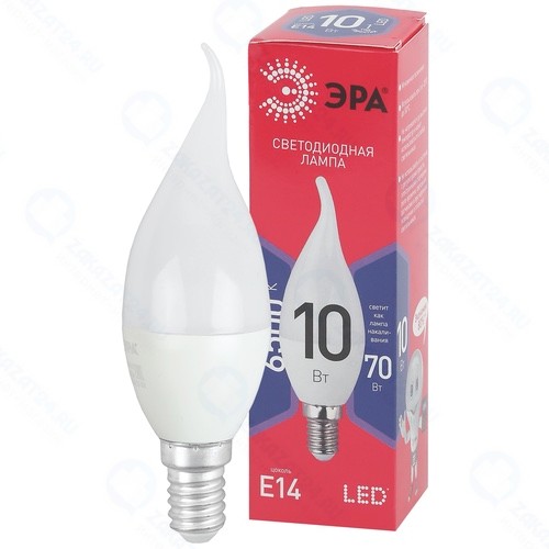 Светодиодная лампа ЭРА LED BXS-10W-865-E14 R