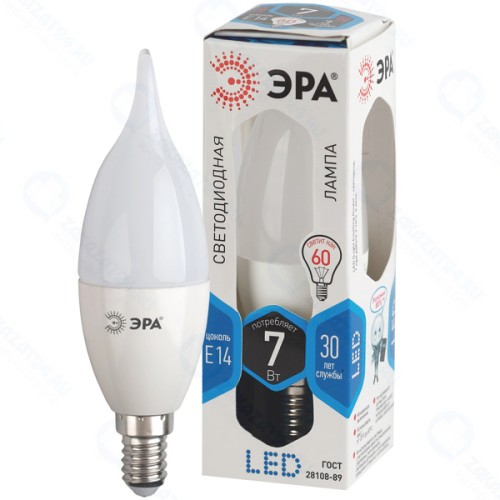 Светодиодная лампа ЭРА LED BXS-7w-840-E14