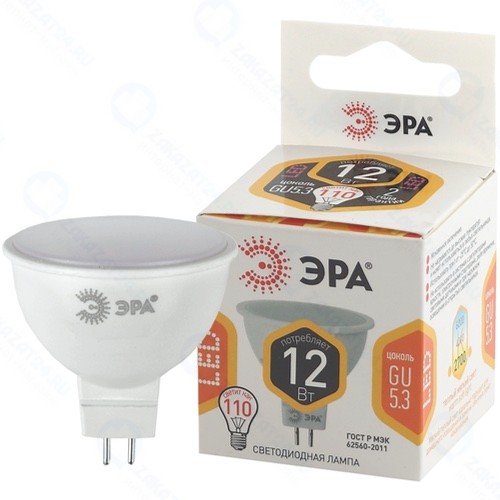 Светодиодная лампа ЭРА LED MR16-12W-827-GU5.3