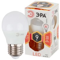 Светодиодная лампа ЭРА LED P45-9W-827-E27