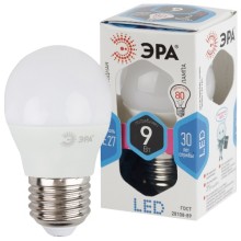 Светодиодная лампа ЭРА LED P45-9W-840-E27 Светодиодная лампа ЭРА LED P45-9W-840-E27