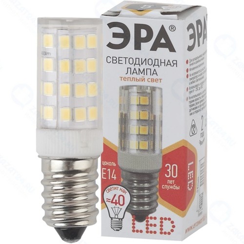 Светодиодная лампа ЭРА LED T25-5W-CORN-827-E14