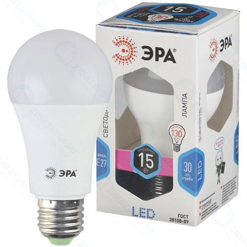 Светодиодная лампа ЭРА LED smd A60-15W-840-E27