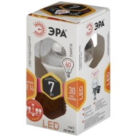 Светодиодная лампа ЭРА LED smd P45-7w-827-E14-Clear