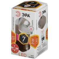 Светодиодная лампа ЭРА LED smd P45-7w-827-E27-Clear