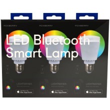 Светодиодная лампа Mixberry MSL7RGB127 3 шт., управление цветом со смартфона Светодиодная лампа Mixberry MSL7RGB127 3 шт., управление цветом со смартфона