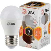 Светодиодная лампа ЭРА P45-7w-827-E27