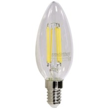 Светодиодная лампа Smartbuy C37-8W/4000/E14 (SBL-C37F-8-40K-E14) Светодиодная лампа Smartbuy C37-8W/4000/E14 (SBL-C37F-8-40K-E14)