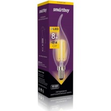 Светодиодная лампа Smartbuy C37-8W/3000/E14 (SBL-C37FCan-8-30K-E14) Светодиодная лампа Smartbuy C37-8W/3000/E14 (SBL-C37FCan-8-30K-E14)