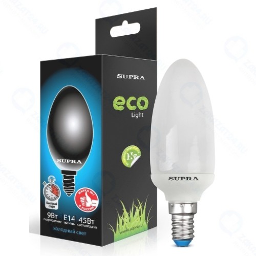 Энергосберегающая лампа Supra SL-CN-9-4200-E14